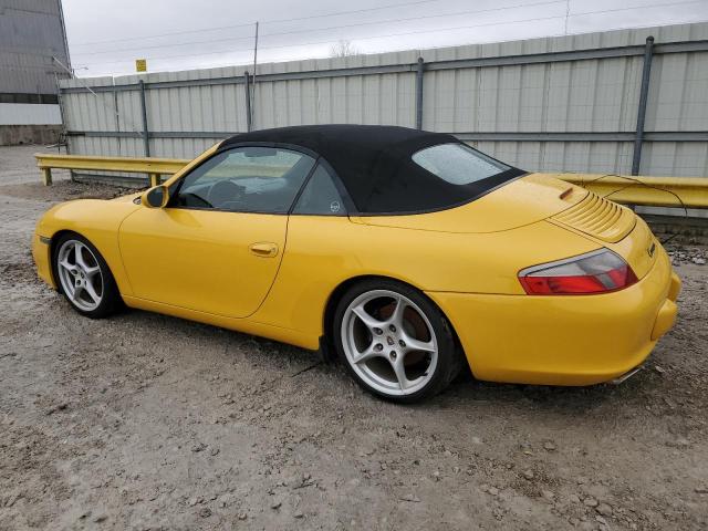 WP0CA29962S655570 - 2002 PORSCHE 911 CARRERA 2 YELLOW photo 2