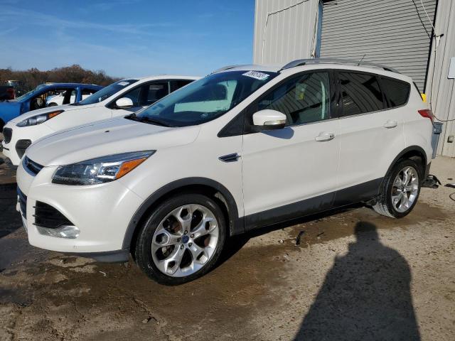 1FMCU0J90EUC42054 - 2014 FORD ESCAPE TITANIUM WHITE photo 1