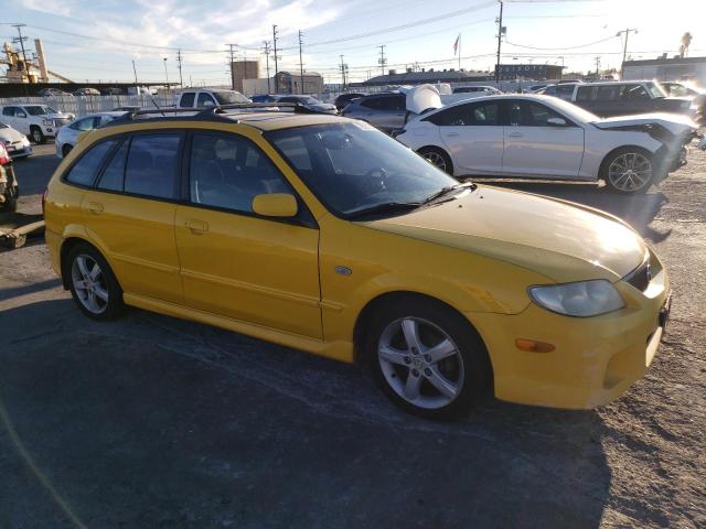 JM1BJ246231135544 - 2003 MAZDA PROTEGE PR5 YELLOW photo 4