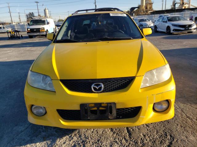 JM1BJ246231135544 - 2003 MAZDA PROTEGE PR5 YELLOW photo 5