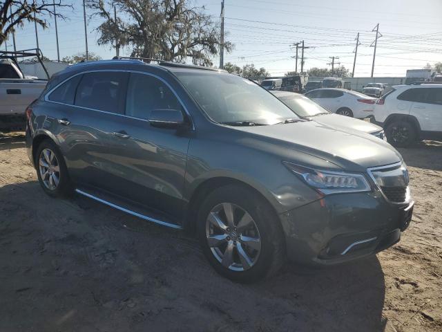 5FRYD4H84EB011518 - 2014 ACURA MDX ADVANCE GRAY photo 4