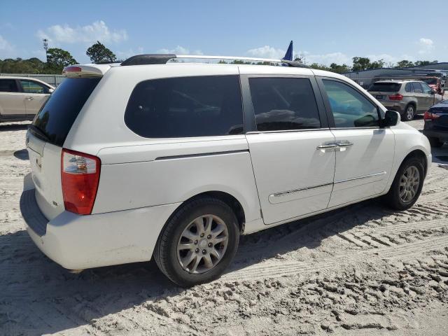 KNDMH4C33A6357016 - 2010 KIA SEDONA EX WHITE photo 3