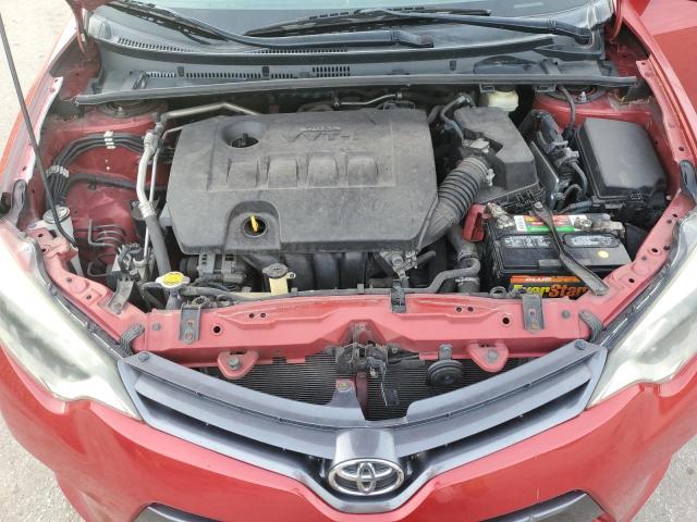 2T1BURHEXFC474943 - 2015 TOYOTA COROLLA L RED photo 11