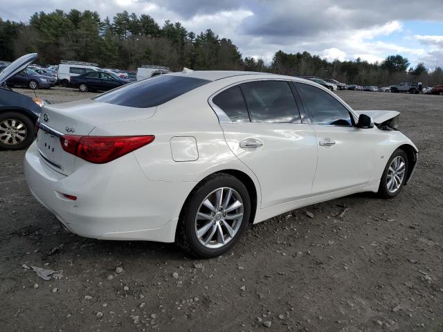 JN1BV7AR1FM418085 - 2015 INFINITI Q50 BASE თეთრი ფოტო 3