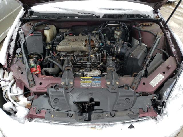 2G1WB58K479216093 - 2007 CHEVROLET IMPALA LS BURGUNDY photo 11