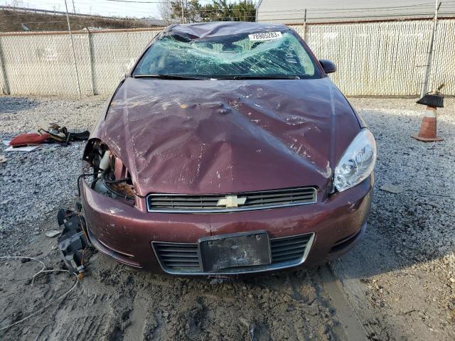 2G1WB58K479216093 - 2007 CHEVROLET IMPALA LS BURGUNDY photo 5