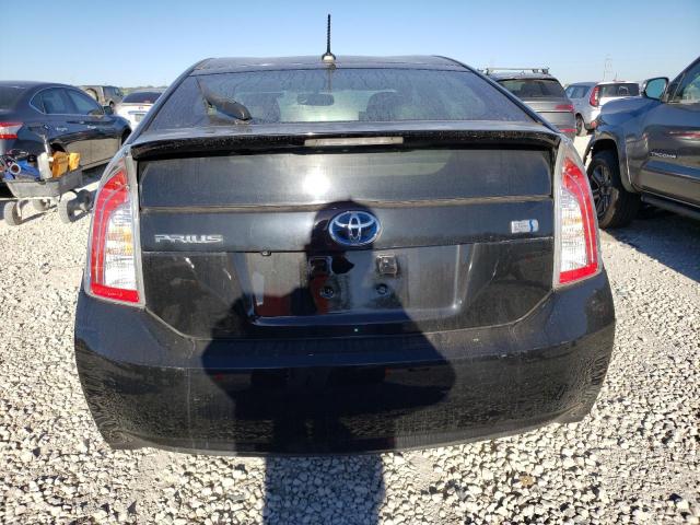 JTDKN3DU2F0418433 - 2015 TOYOTA PRIUS BLACK photo 6