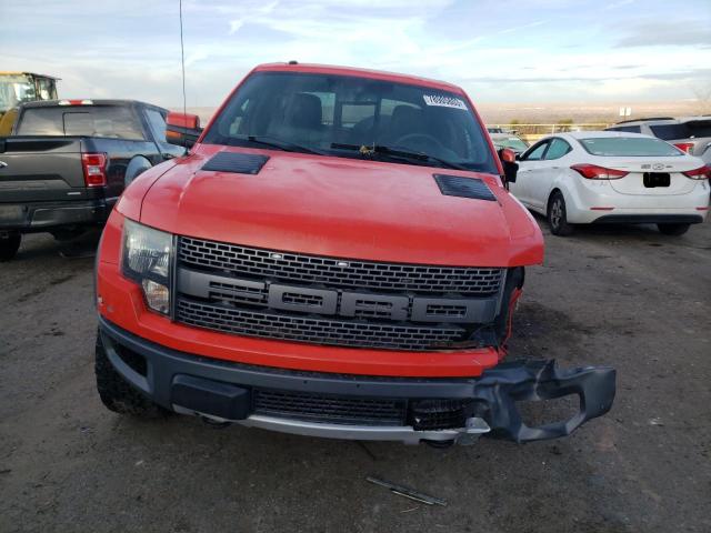 1FTFW1R68BFC35431 - 2011 FORD F150 SVT RAPTOR RED photo 5