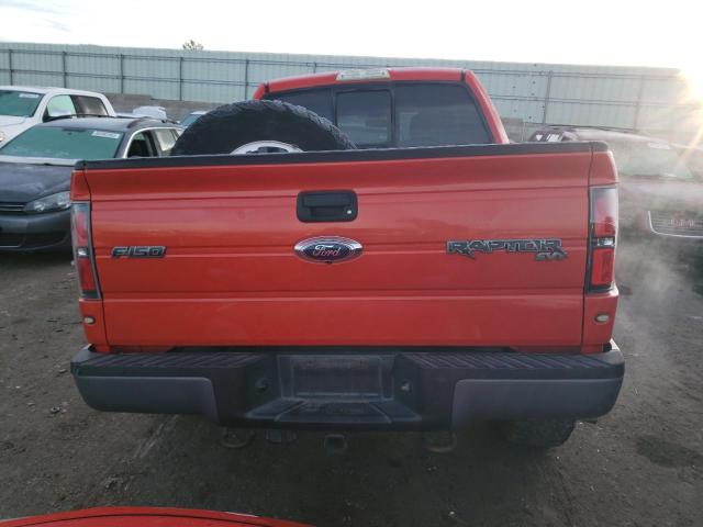 1FTFW1R68BFC35431 - 2011 FORD F150 SVT RAPTOR RED photo 6
