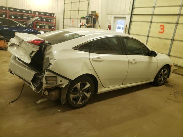 2HGFC2F68LH598753 - 2020 HONDA CIVIC LX WHITE photo 3