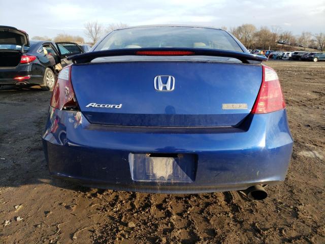 1HGCS12319A022201 - 2009 HONDA ACCORD LX BLUE photo 6