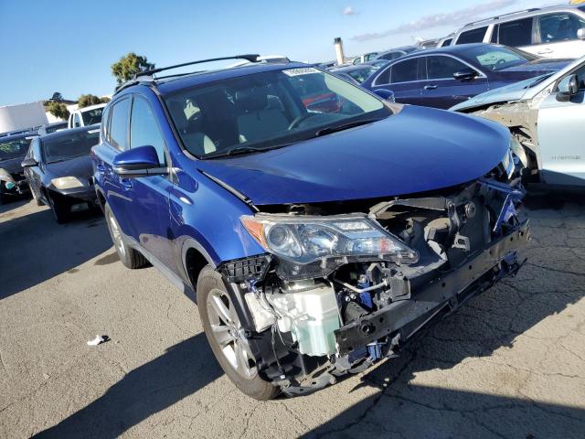 2T3RFREVXFW232396 - 2015 TOYOTA RAV4 XLE BLUE photo 4