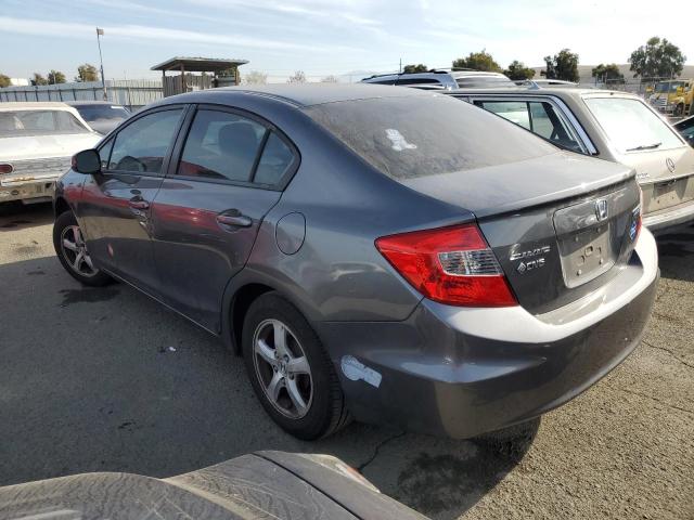 19XFB5F52CE002817 - 2012 HONDA CIVIC NATURAL GAS GRAY photo 2