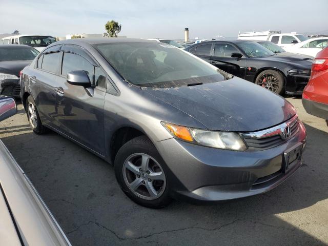 19XFB5F52CE002817 - 2012 HONDA CIVIC NATURAL GAS GRAY photo 4