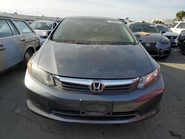 19XFB5F52CE002817 - 2012 HONDA CIVIC NATURAL GAS GRAY photo 5