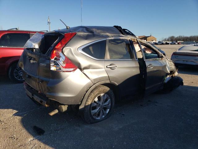 5J6RM4H57EL091416 - 2014 HONDA CR-V EX GRAY photo 3