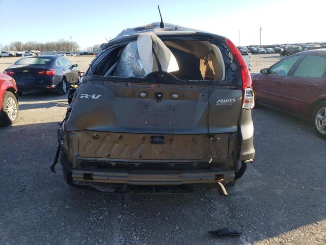 5J6RM4H57EL091416 - 2014 HONDA CR-V EX GRAY photo 6