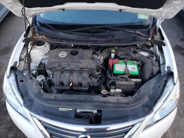 3N1AB7AP5EY303617 - 2014 NISSAN SENTRA S WHITE photo 11