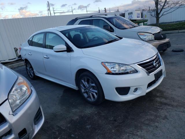 3N1AB7AP5EY303617 - 2014 NISSAN SENTRA S WHITE photo 4