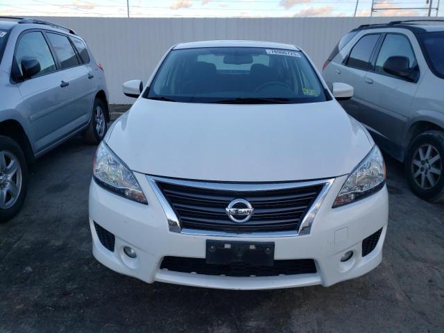 3N1AB7AP5EY303617 - 2014 NISSAN SENTRA S WHITE photo 5