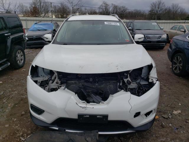 JN8AT2MV3GW146269 - 2016 NISSAN ROGUE S WHITE photo 5