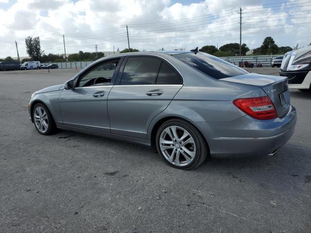 WDDGF8BB7CA704310 - 2012 MERCEDES-BENZ C 300 4MATIC SILVER photo 2