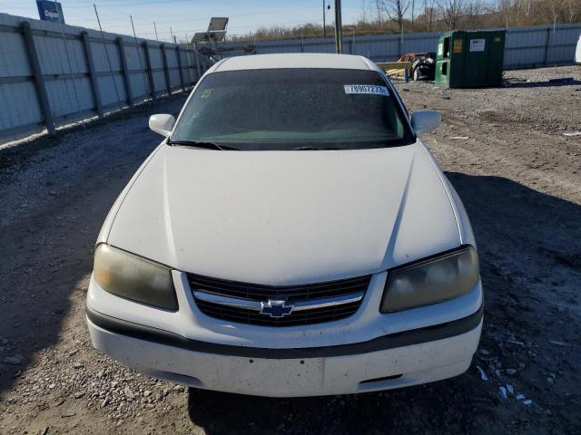 2G1WF55E829377560 - 2002 CHEVROLET IMPALA WHITE photo 5