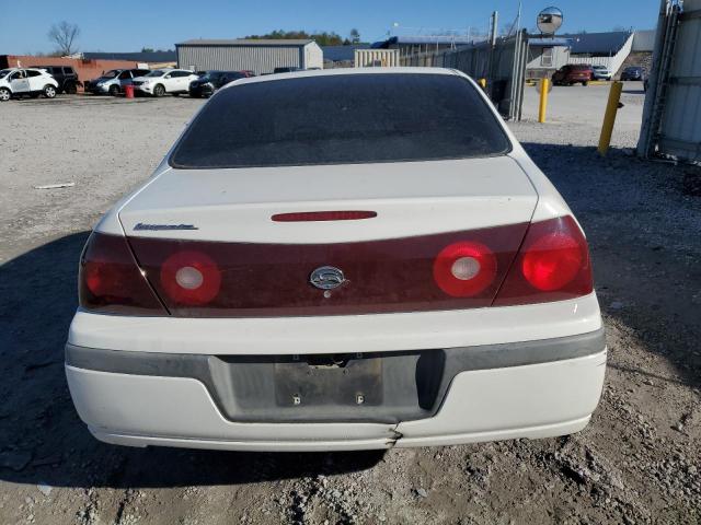 2G1WF55E829377560 - 2002 CHEVROLET IMPALA WHITE photo 6