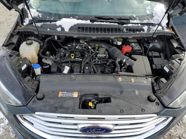 2FMPK4J95KBB75189 - 2019 FORD EDGE SEL BLUE photo 12