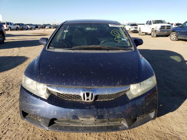 19XFA1F65AE084639 - 2010 HONDA CIVIC LX-S BLUE photo 5