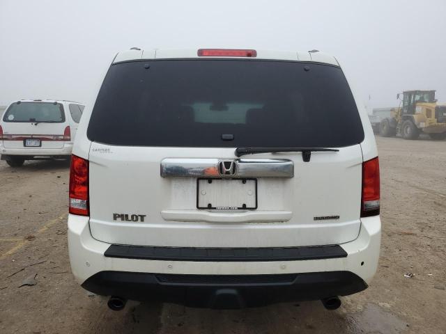 5FNYF3H96CB034343 - 2012 HONDA PILOT TOURING WHITE photo 6