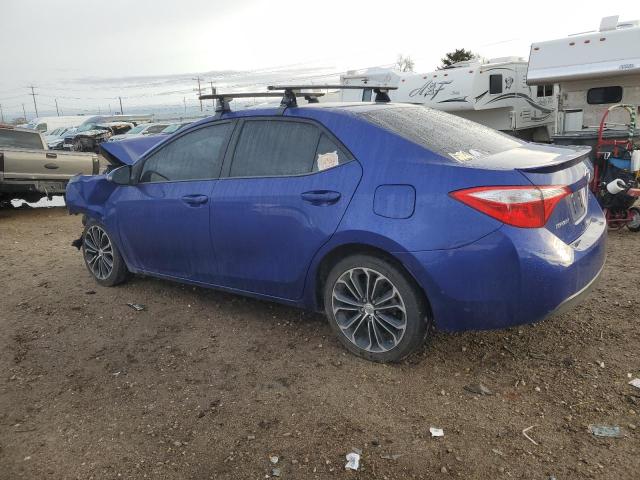 5YFBURHE8FP352582 - 2015 TOYOTA COROLLA L BLUE photo 2