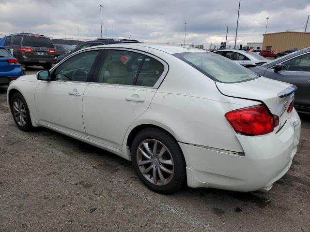 JNKBV61F18M270356 - 2008 INFINITI G35 WHITE photo 2