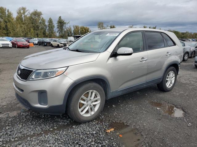 5XYKT3A64FG573989 - 2015 KIA SORENTO LX SILVER photo 1