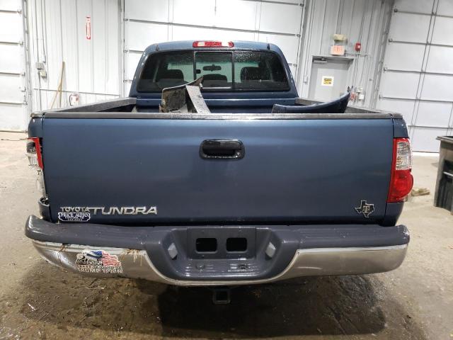 5TBRU34196S458022 - 2006 TOYOTA TUNDRA ACCESS CAB SR5 BLUE photo 6