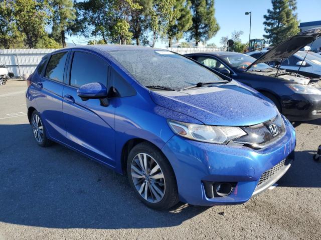 JHMGK5H70GX019672 - 2016 HONDA FIT EX BLUE photo 4