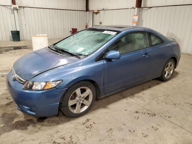 2HGFG12918H556480 - 2008 HONDA CIVIC EXL BLUE photo 1