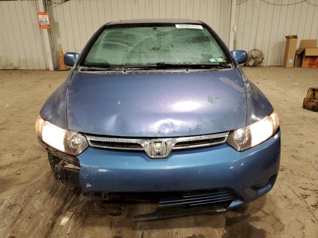 2HGFG12918H556480 - 2008 HONDA CIVIC EXL BLUE photo 5