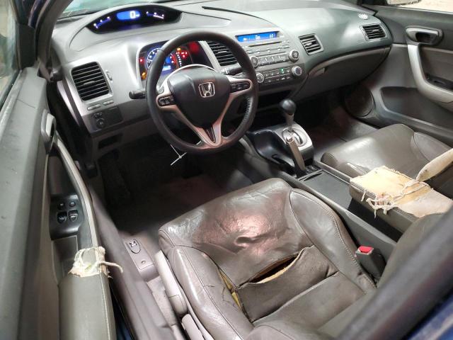 2HGFG12918H556480 - 2008 HONDA CIVIC EXL BLUE photo 8