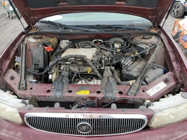 2G4WS52J311267612 - 2001 BUICK CENTURY CUSTOM BURGUNDY photo 11