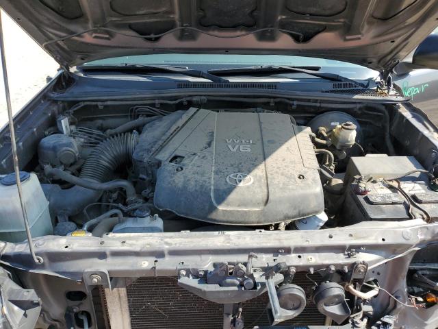 5TFJU4GN8DX044519 - 2013 TOYOTA TACOMA DOUBLE CAB PRERUNNER GRAY photo 11