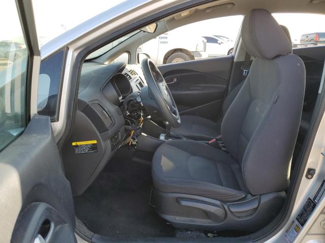 KNADM5A3XD6176727 - 2013 KIA RIO LX SILVER photo 7