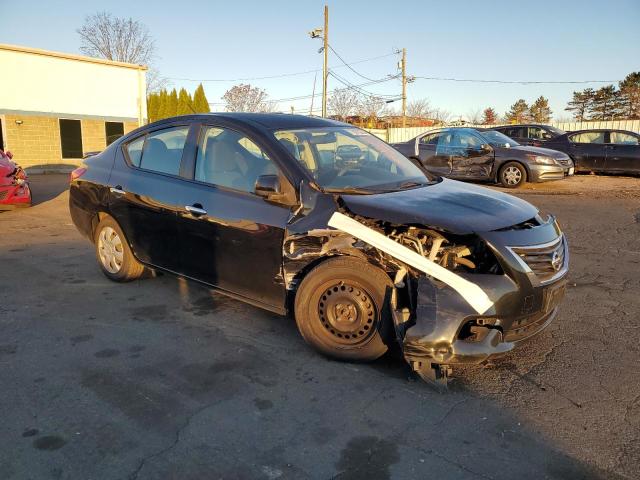 3N1CN7AP8DL846391 - 2013 NISSAN VERSA S BLACK photo 4