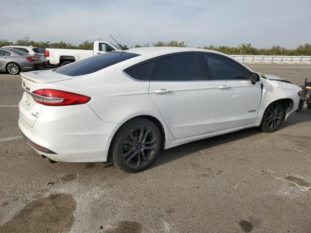 3FA6P0LU6JR242061 - 2018 FORD FUSION SE HYBRID GRAY photo 3