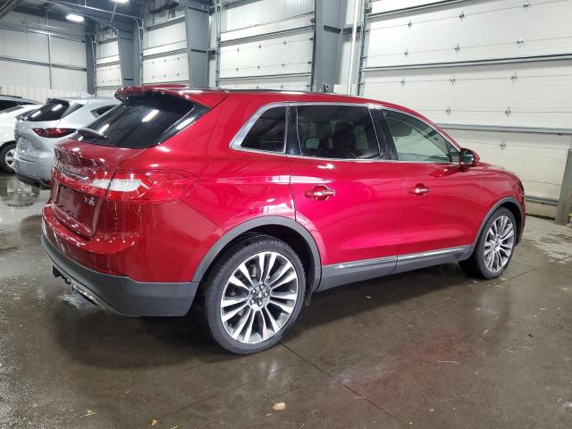 2LMTJ8LP8GBL27661 - 2016 LINCOLN MKX RESERVE Czerwony zdjęcie 3