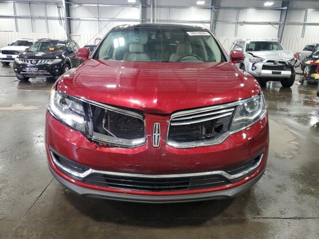 2LMTJ8LP8GBL27661 - 2016 LINCOLN MKX RESERVE Czerwony zdjęcie 5