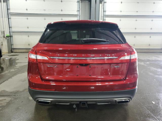2LMTJ8LP8GBL27661 - 2016 LINCOLN MKX RESERVE Czerwony zdjęcie 6