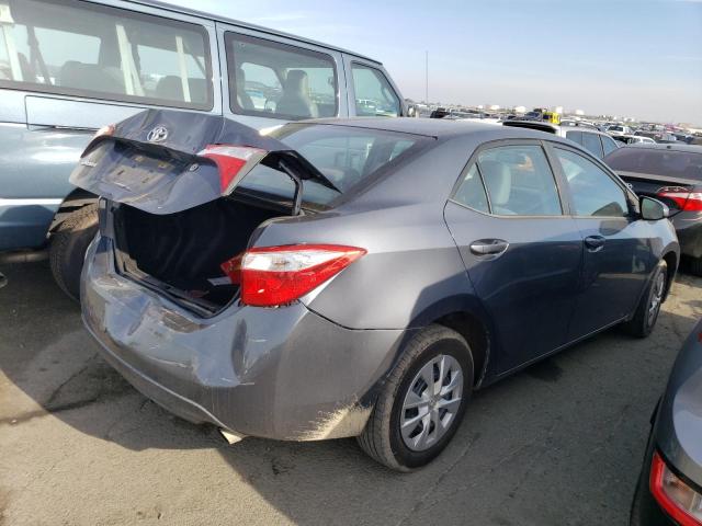 5YFBURHE2FP335146 - 2015 TOYOTA COROLLA L GRAY photo 3