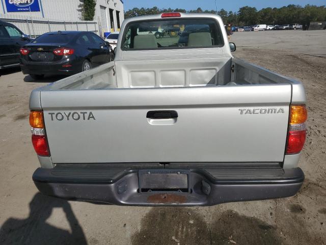 5TENL42NX4Z337696 - 2004 TOYOTA TACOMA SILVER photo 6