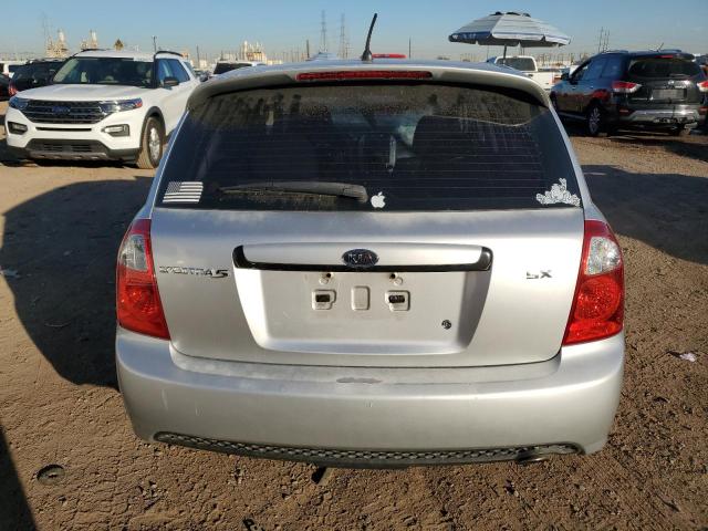 KNAFE162285010681 - 2008 KIA SPECTRA5 5 SX SILVER photo 6